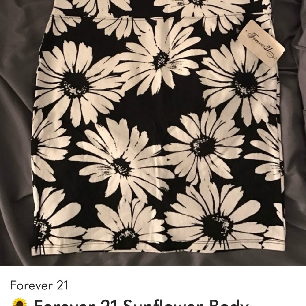 Sunflower Bodycon Skirt